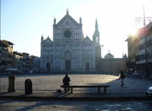 Restauro Pietra Serena Piazza Santa Croce
