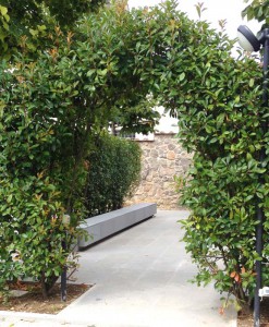 Giardino privato in Pietra Serena