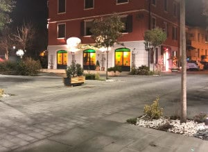 Restauro Pietra Serena Piazza di Medolla