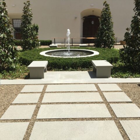 Restauro giardini di Palazzo Vai a Prato